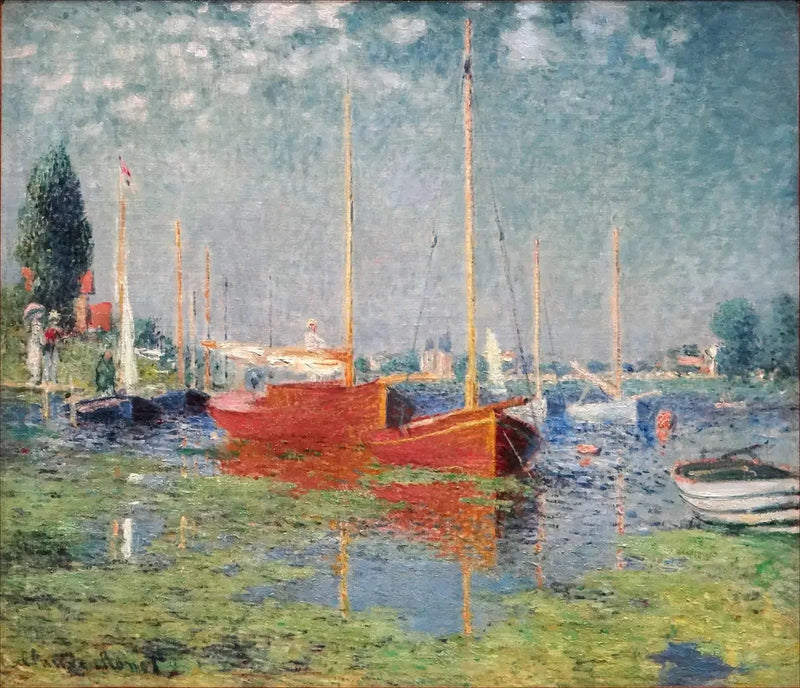 Die roten Boote, Argenteuil - Claude Monet