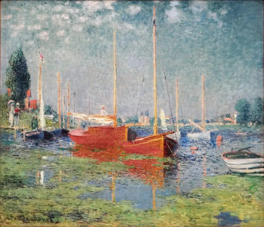 Die roten Boote, Argenteuil - Claude Monet