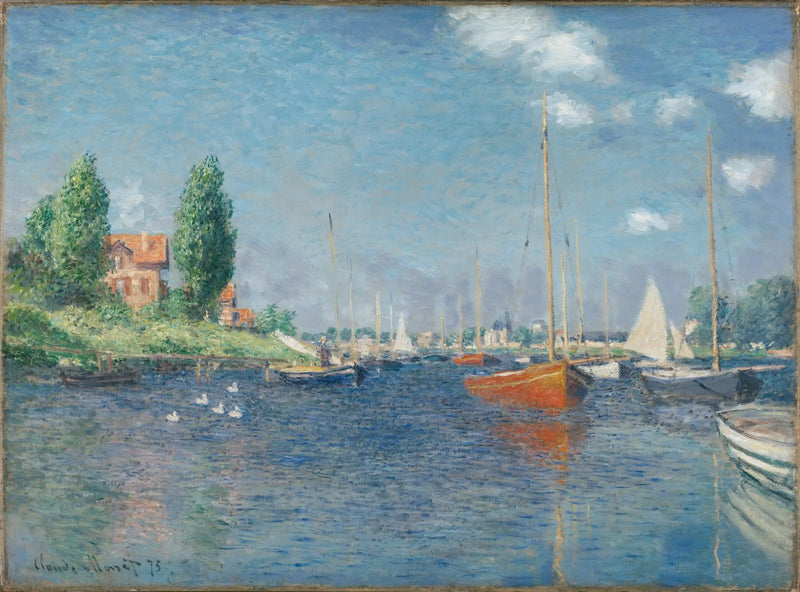Die roten Boote, Argenteuil - Claude Monet