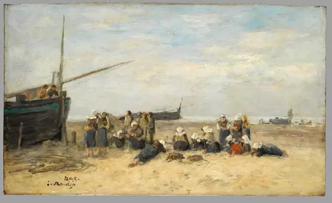 Die Berckoises - Eugène Boudin