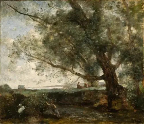 Die Hirten von Arkadien - Jean-Baptiste Camille Corot