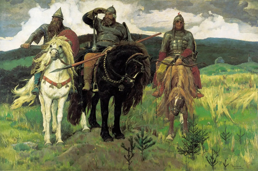 Die Bogatyrs - Viktor Vasnetsov