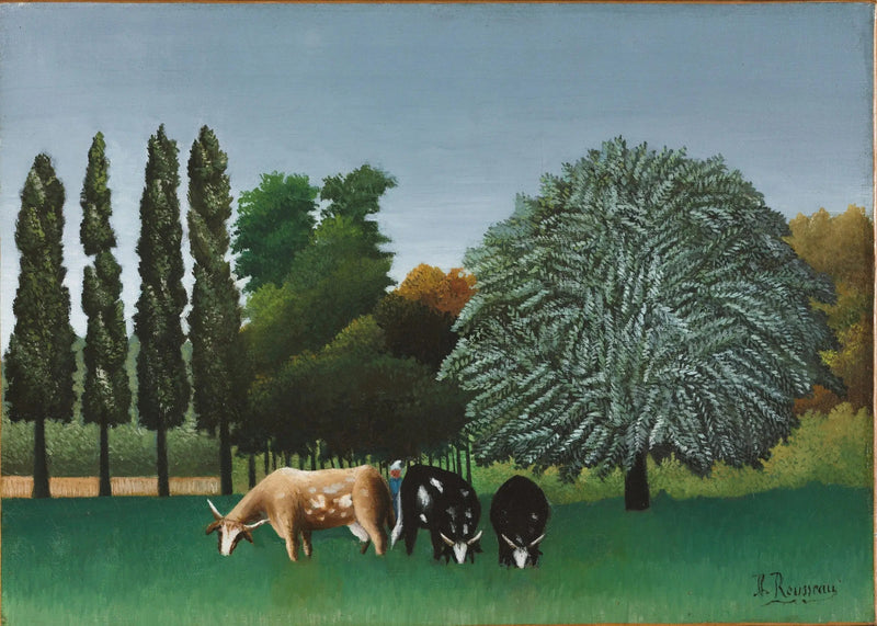 Ufer der Oise - Henri Rousseau