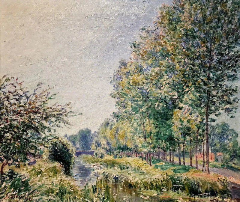 Die Ufer der Orvanne. Morgenstimmung - Alfred Sisley