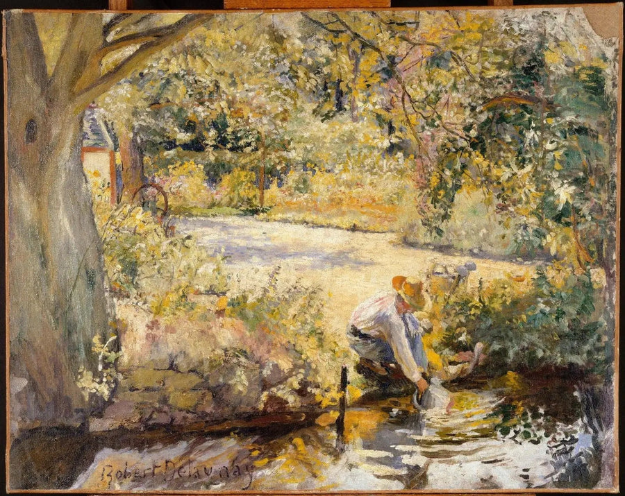 Die Ufer der Yèvre - Robert Delaunay