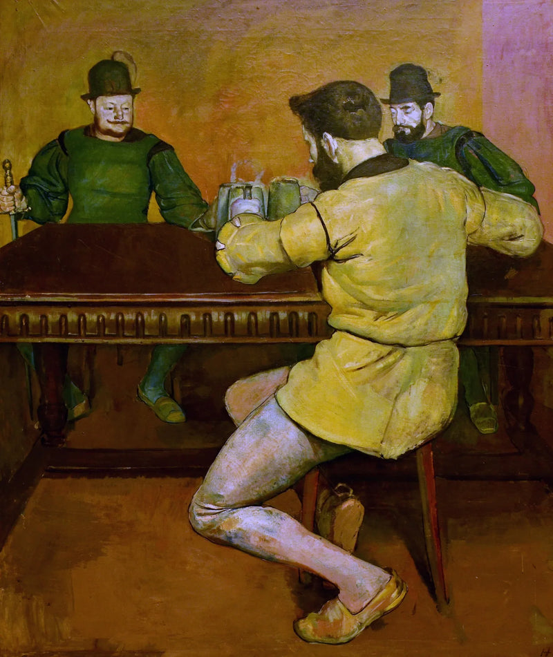 Die Trinkenden - Ferdinand Hodler