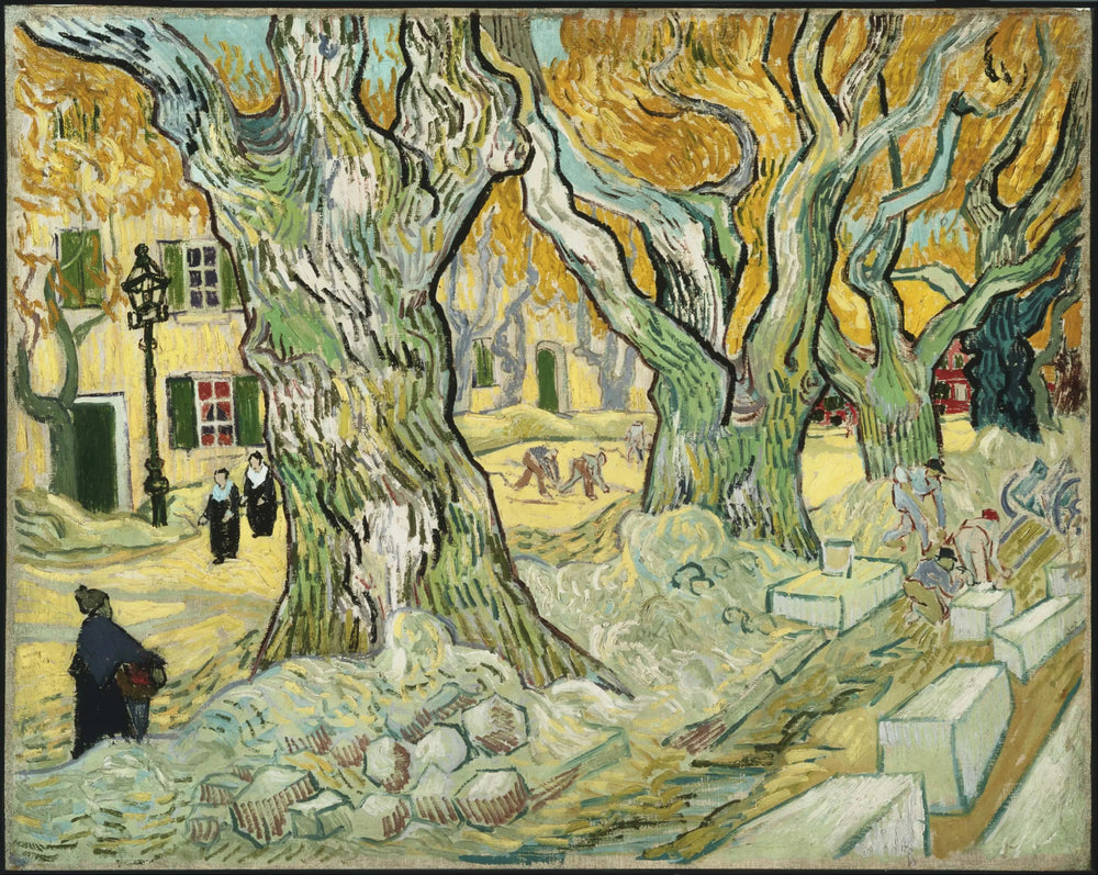 Les cantonniers - Vincent van Gogh image 1 reproduction réalisée par Alpha Reproduction