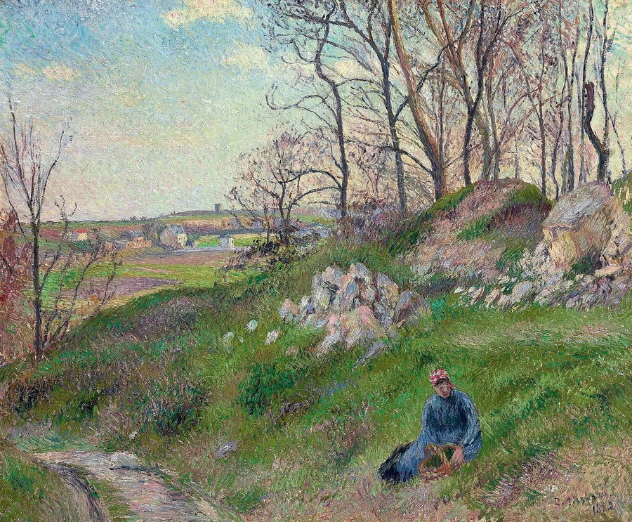 Die Steinbrüche des Kohls, Pontoise - Camille Pissarro