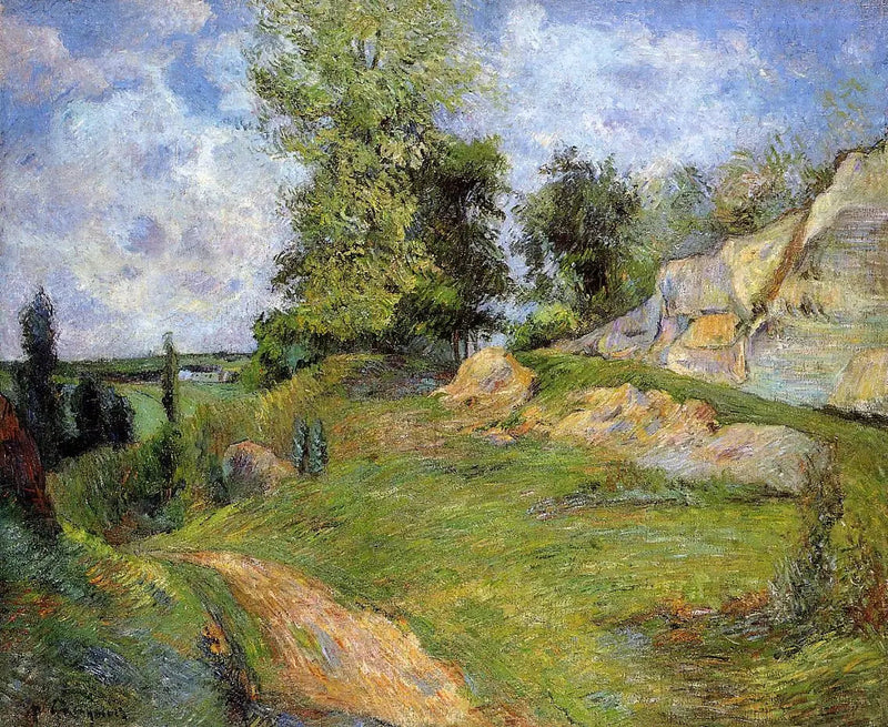 Die Steinbrüche des Kohls, nahe Pontoise - Paul Gauguin