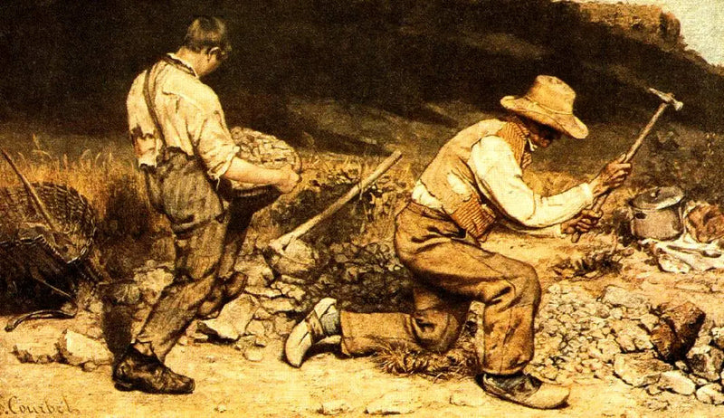 Die Steinebrecher - Gustave Courbet