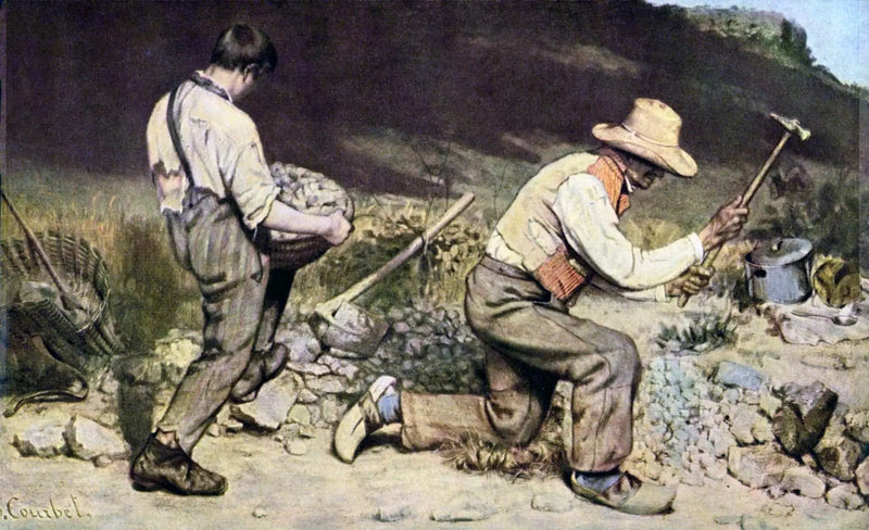 Die Steinebrecher - Gustave Courbet