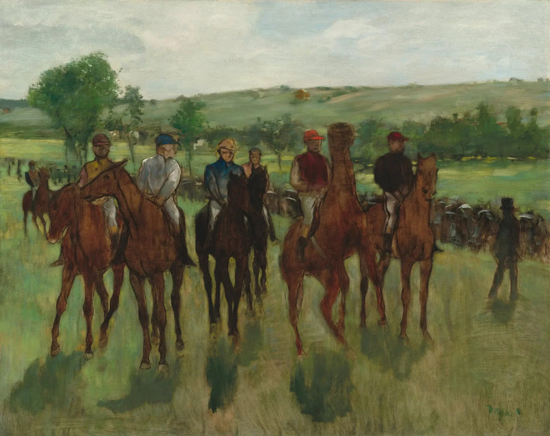 Die Reiter - Edgar Degas