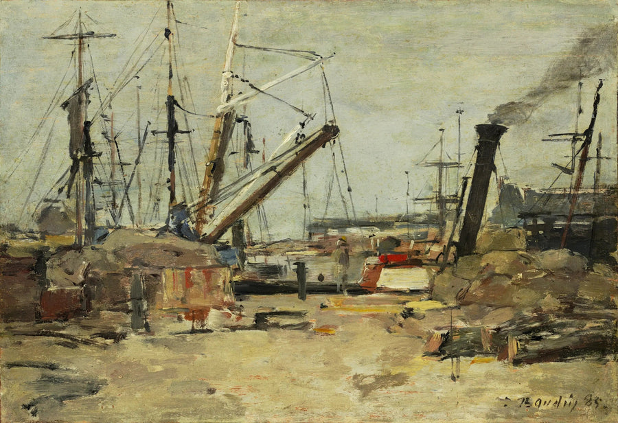 Die Fischerboote - Eugène Boudin