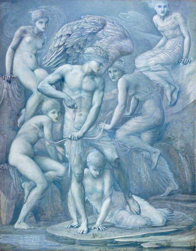 Die Jagdfelder des Cupido - Edward Burne-Jones