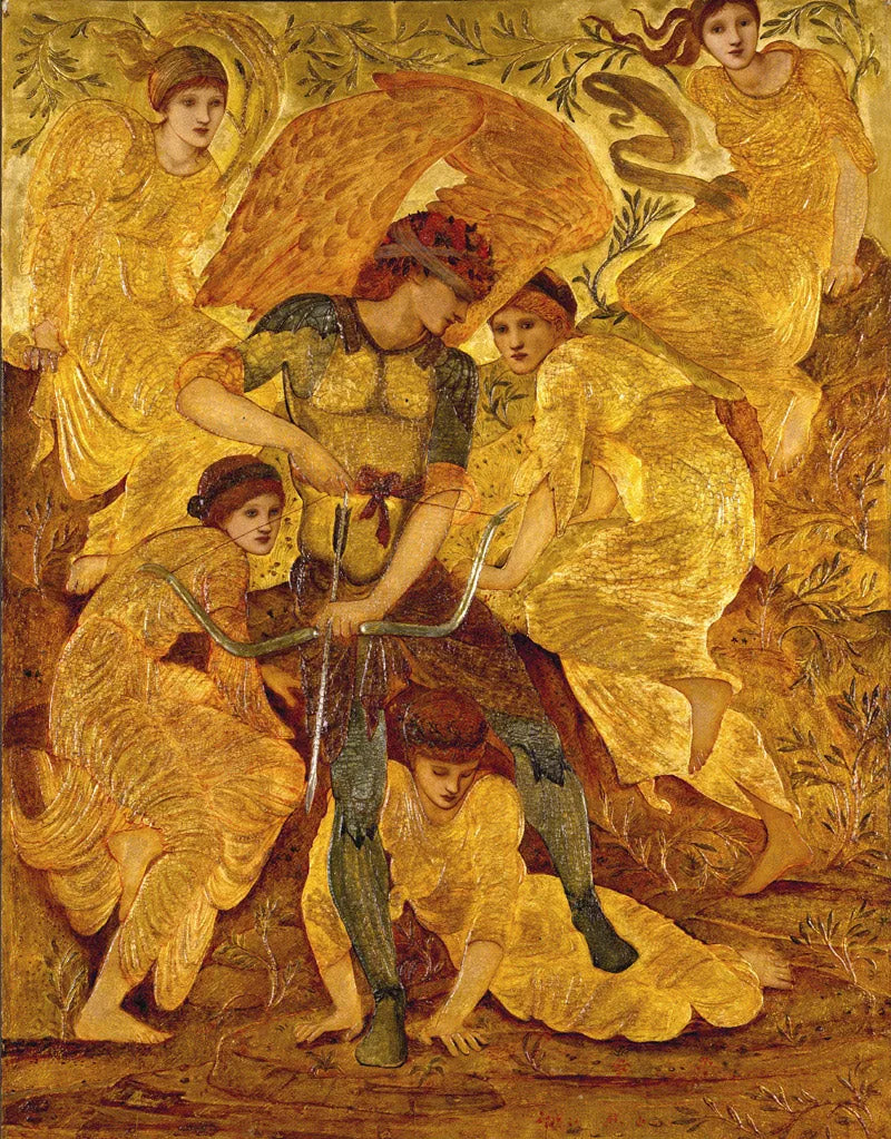 Die Jagdfelder des Cupido - Edward Burne-Jones