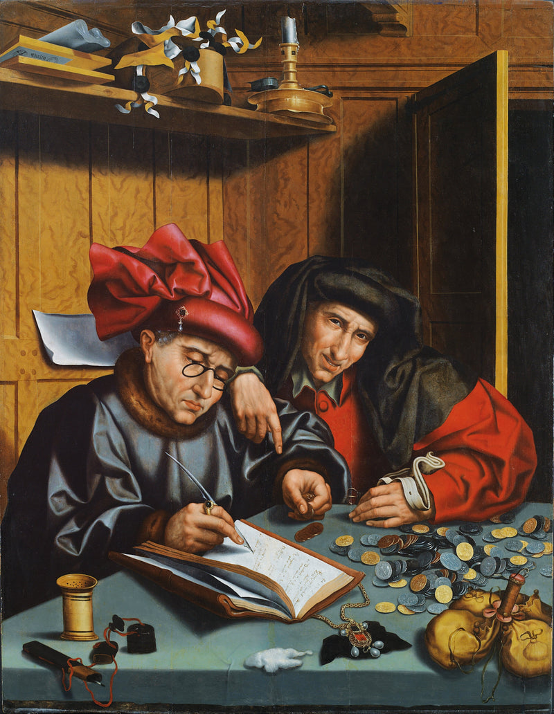 Die Silberwechsler - Marinus van Reymerswale