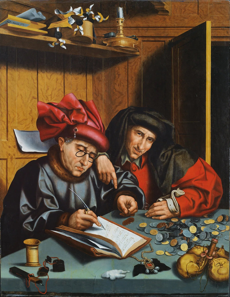 Die Silberwechsler - Marinus van Reymerswale
