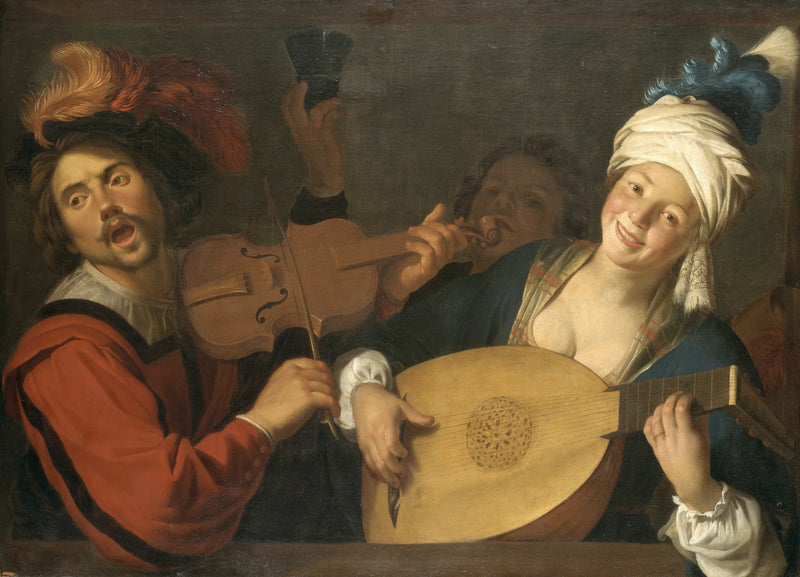 Die Sänger - Gerrit van Honthorst