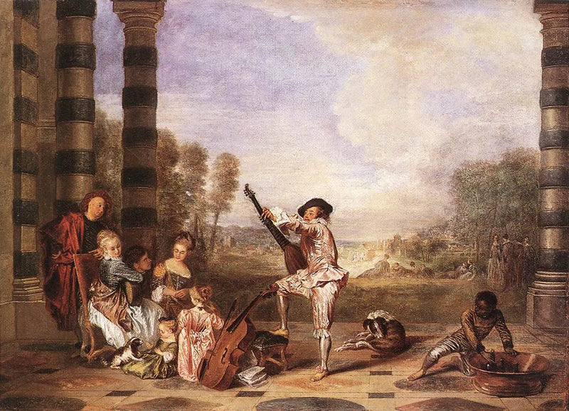 Die Reize des Lebens - Antoine Watteau