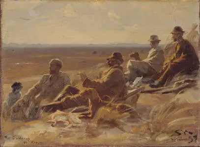 Die Jäger von Skagen (kleine Version) - Peder Severin Krøyer