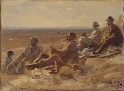 Die Jäger von Skagen (kleine Version) - Peder Severin Krøyer