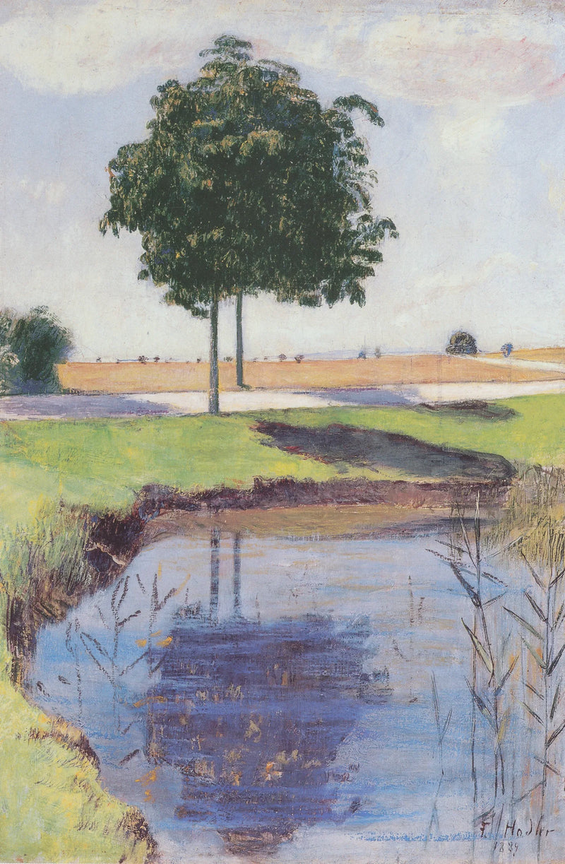 Die Kastanienbäume - Ferdinand Hodler