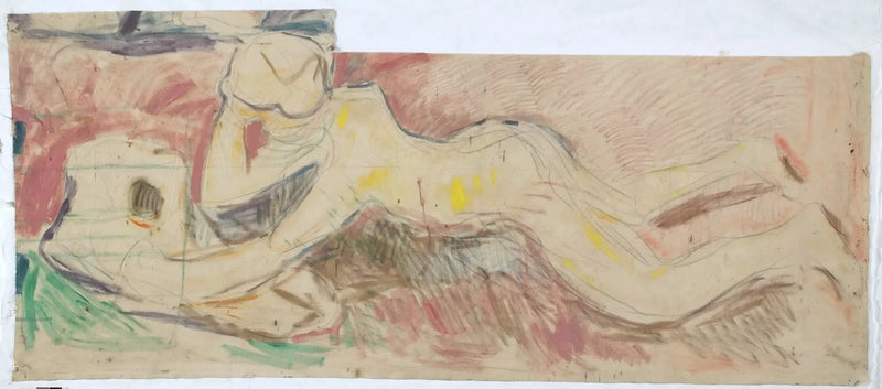 Die Forscher: Junge, der auf seinem Bauch liegt - Edvard Munch