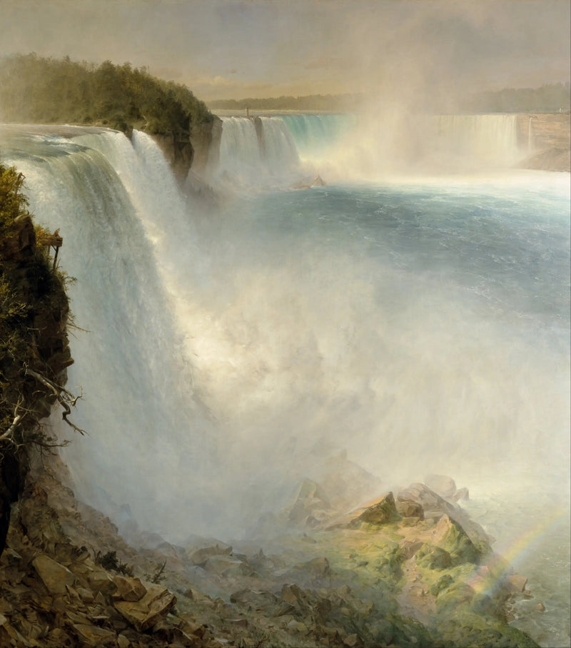 Die Niagarafälle von der amerikanischen Seite - Frederic Edwin Church