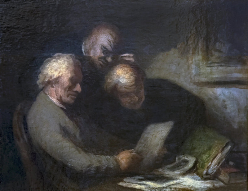 Die Sammler von Druckgrafiken - Honoré Daumier