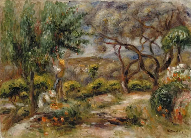 Die Collettes in Cagnes - Pierre-Auguste Renoir