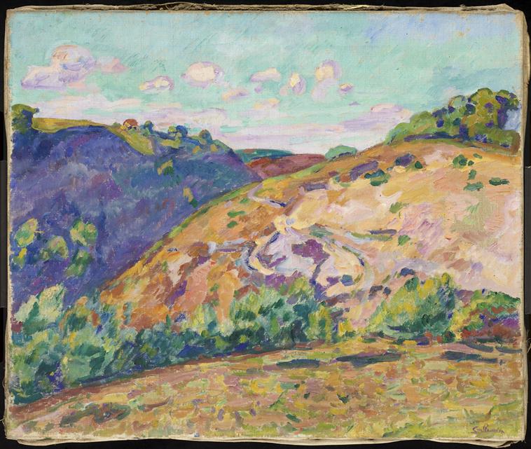 Die Hügel von Anzême - Armand Guillaumin