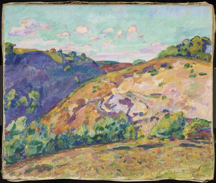 Les Collines d'Anzême - Armand Guillaumin image 1 reproduction réalisée par Alpha Reproduction
