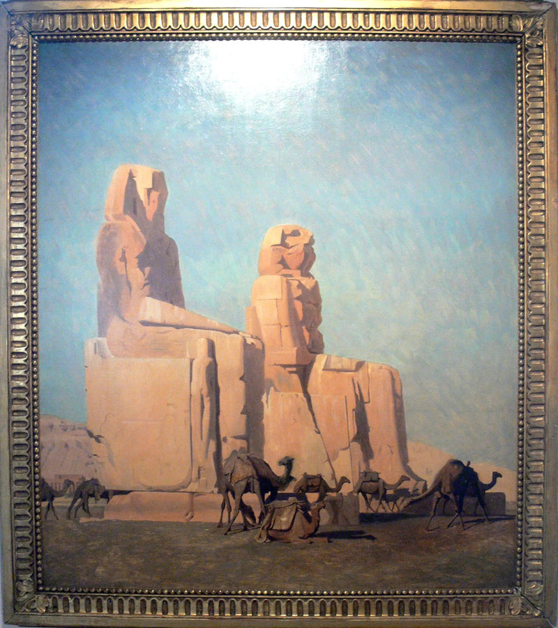 Die Kolosse von Theben, Memnon und Sesostris - Jean-Léon Gérôme