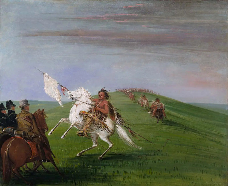 Die Comanches treffen die Drachen - George Catlin