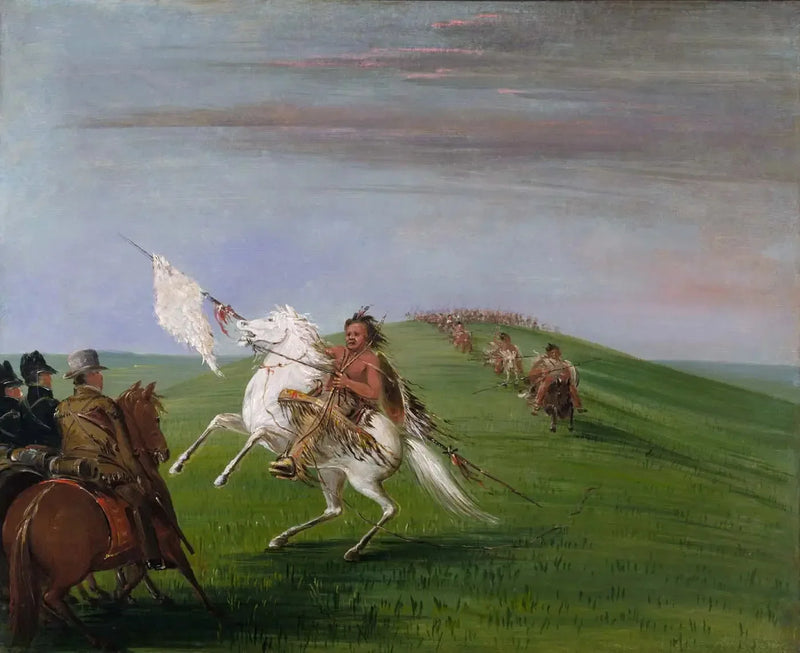 Die Comanches treffen die Drachen - George Catlin