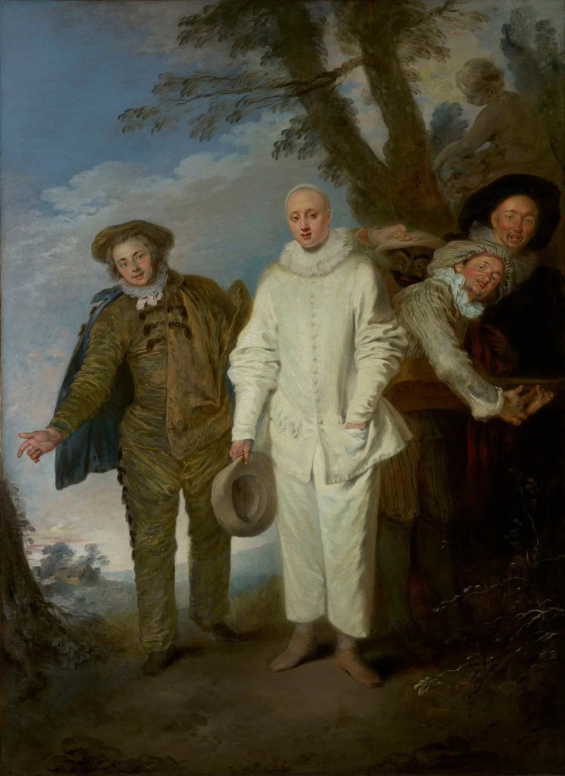 Die italienischen Komödianten - Antoine Watteau