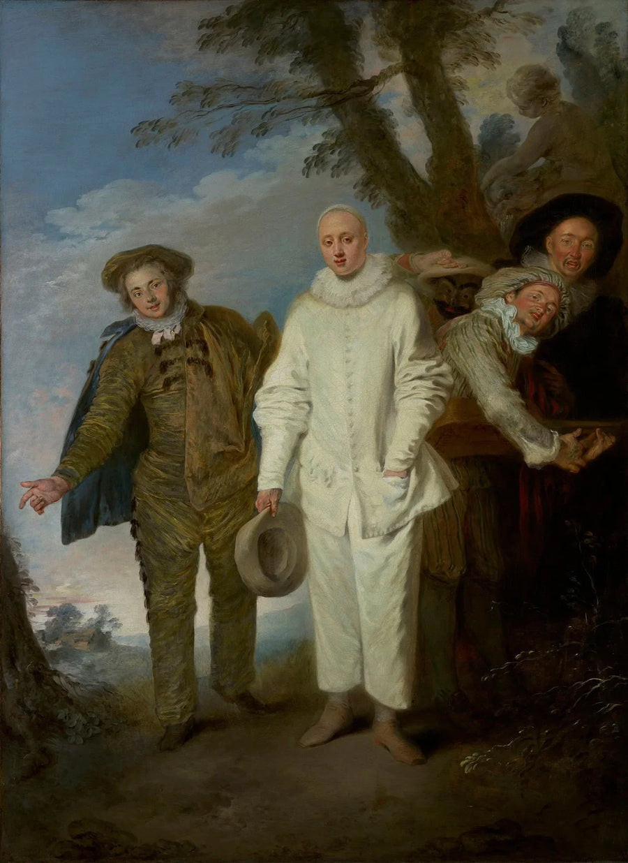 Die italienischen Komödianten - Antoine Watteau