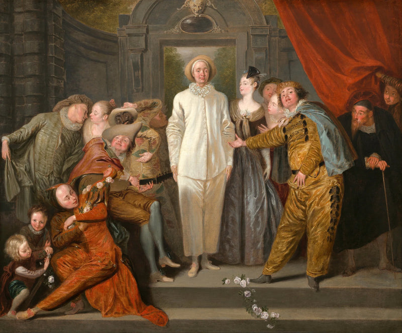 Die italienischen Komödianten - Antoine Watteau