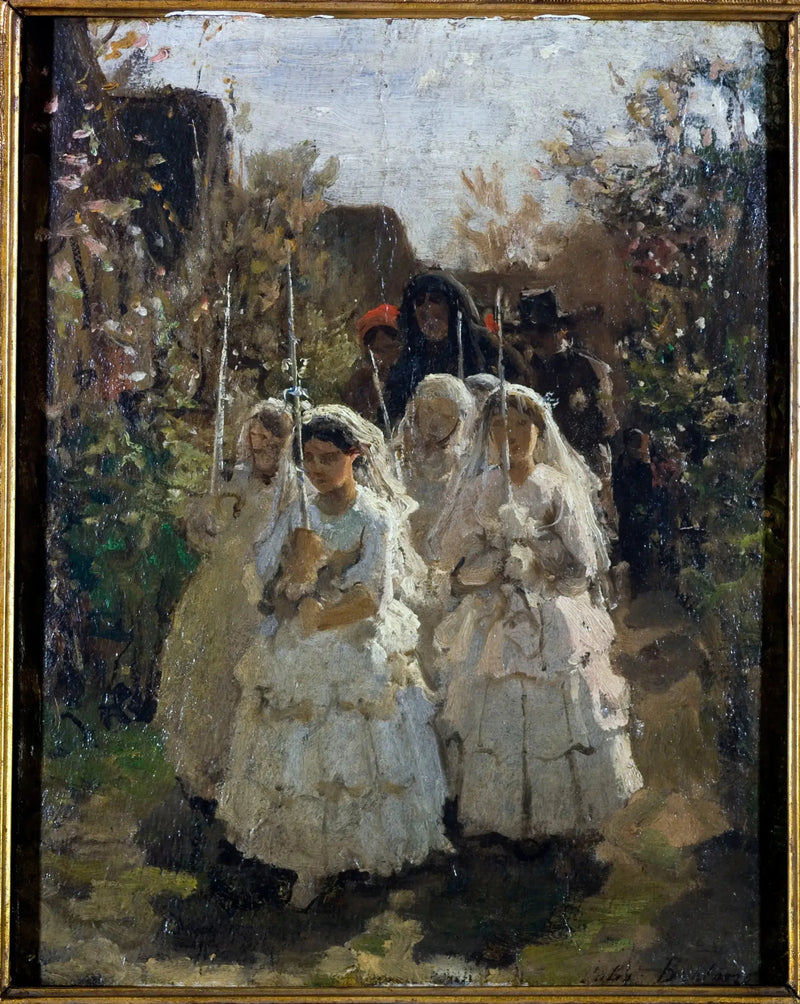 Die Kommunionkinder in Courrières - Jules Breton