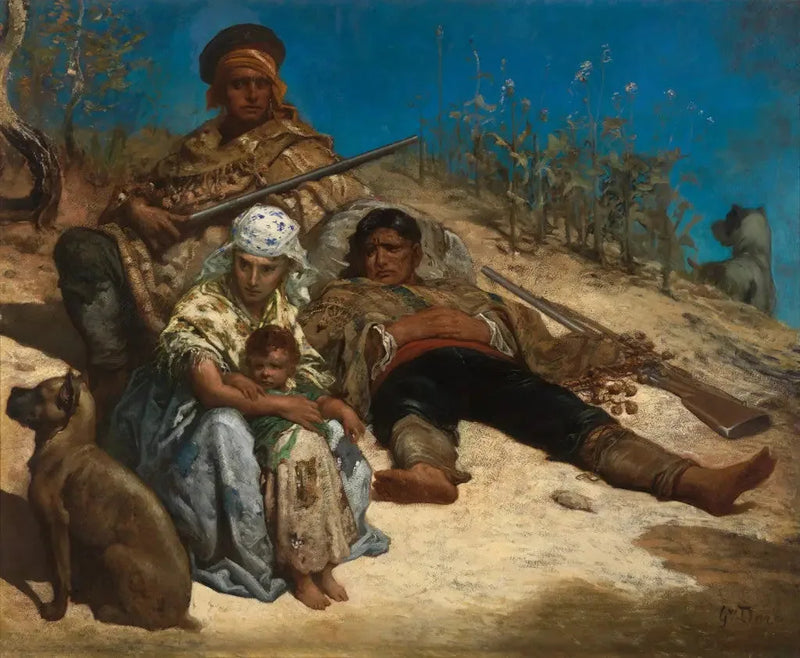Die spanischen Schmuggler - Gustave Doré