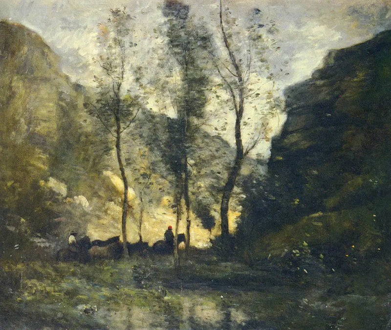 Die Schmuggler - Jean-Baptiste Camille Corot