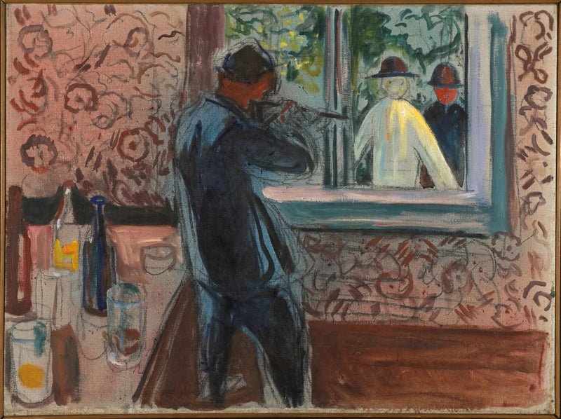 Die ungebetenen Gäste - Edvard Munch