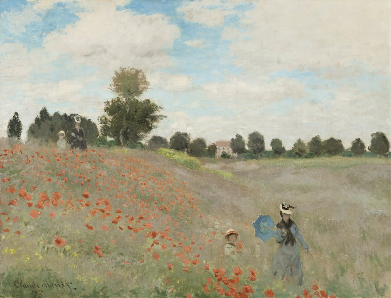Die Mohnblumen - Claude Monet
