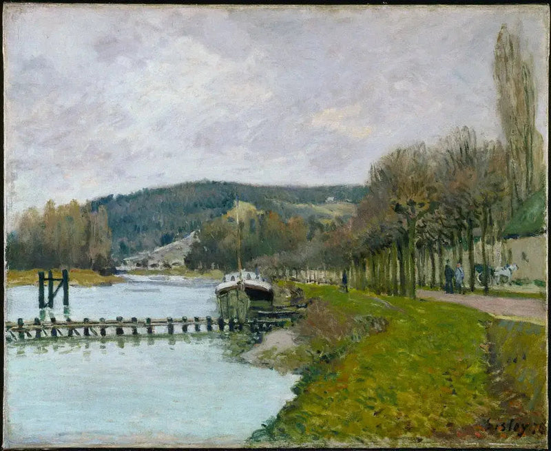 Die Hügel von Bougival - Alfred Sisley