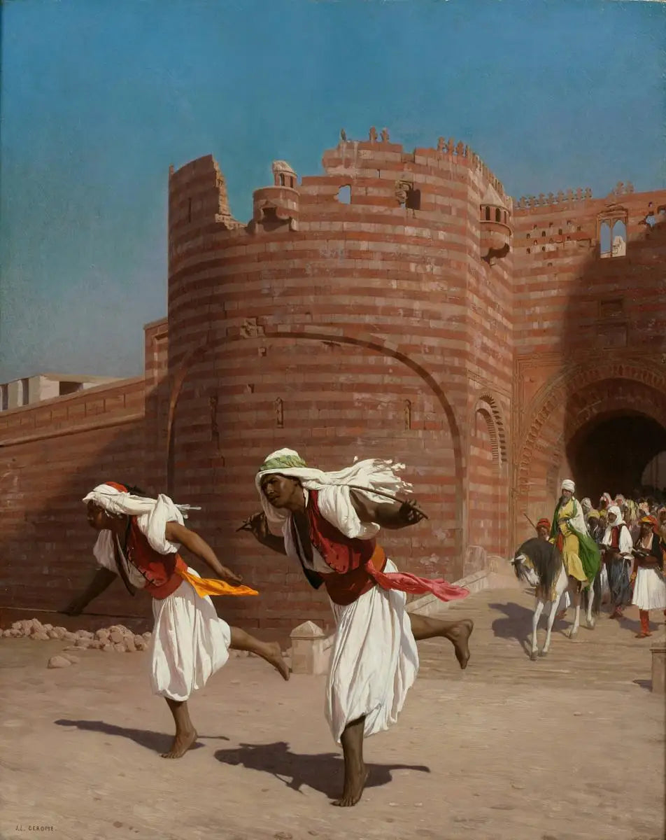 Les coureurs du Pacha - Jean-Léon Gérôme image 1 copie peinte à la main à l’huile