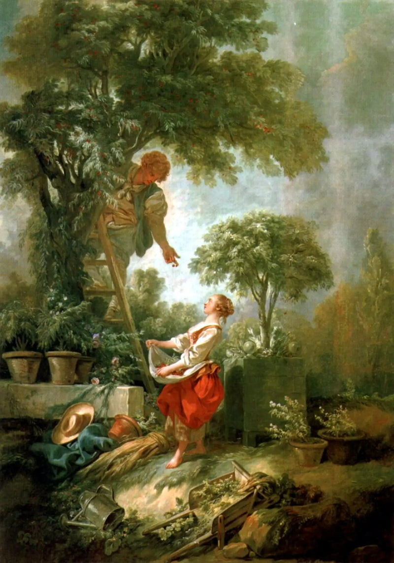 Die Kirschpflücker - François Boucher
