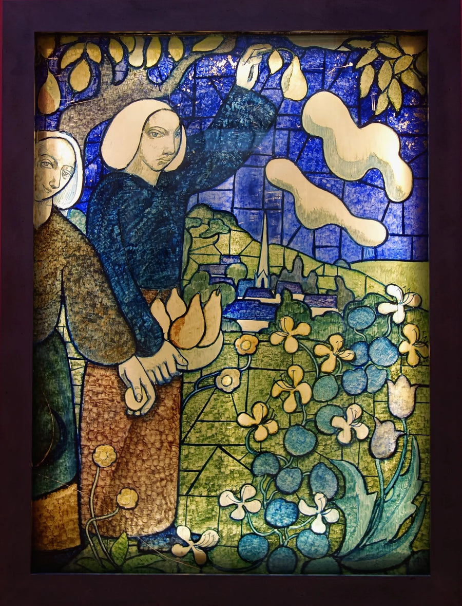 Die Birnenerntearbeiterinnen - Émile Bernard