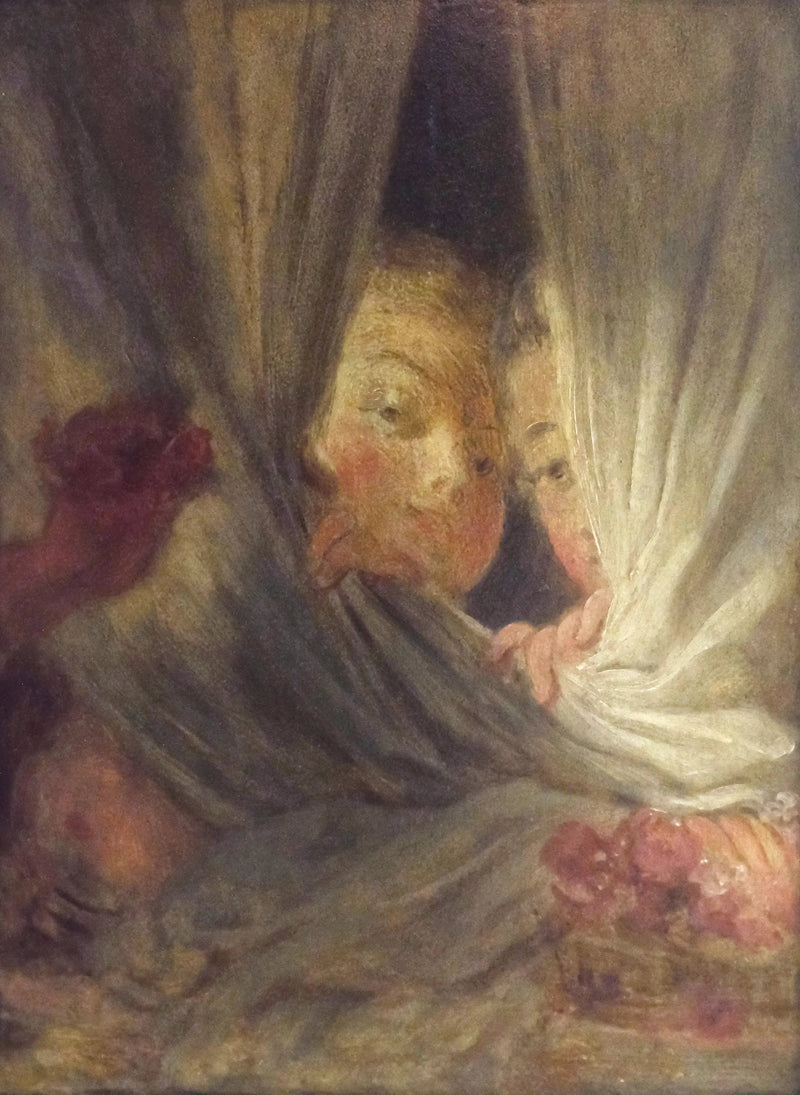 Die Neugierigen - Jean-Honoré Fragonard