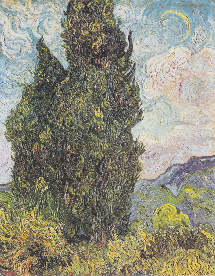 Die Zypressen - Vincent van Gogh
