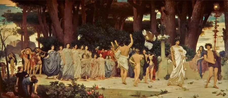 Die Daphnephorien - Frederic Leighton